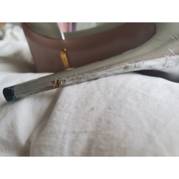 Gucci Silver Argento Gold Studded Women Pumps - Picture 13 of 13